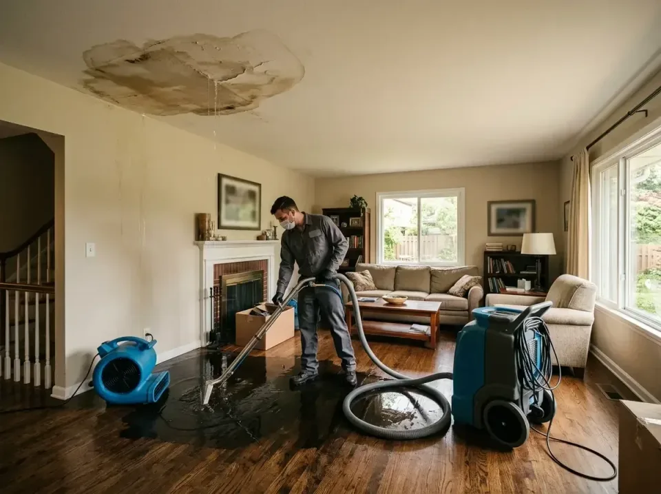attic-pipe-burst-ceiling-drip-008 — frequently asked questions, Water Damage Restoration & Carpet Care in Paw Paw, MI